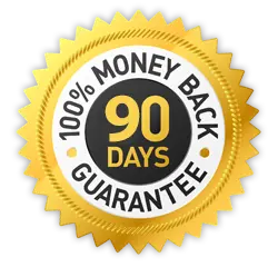 90-Day Money-Back Guarantee badge